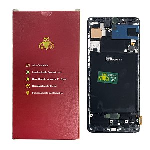 Frontal Tela Samsung A71 Incell WeKeep C- Aro