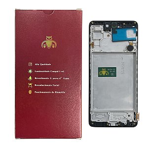 Frontal Tela Samsung M51 Oled WeKeep C- Aro