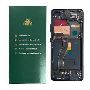 Frontal Tela Samsung S21 Ultra Oled Preto WeKeep C- Aro