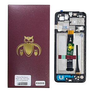 Frontal Tela Xiaomi Redmi 12C - Poco C55 IPS LCD WeKeep C- Aro