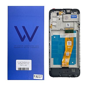 Frontal Tela Samsung A03s PLS TFT LCD Wefix C- Aro