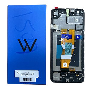 Frontal Tela Samsung A05 PLS LCD Wefix C- Aro