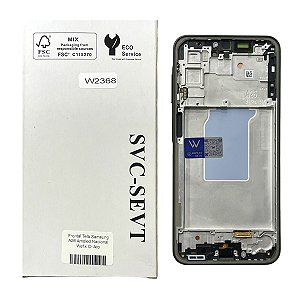 Frontal Tela Samsung A26 Amoled Nacional Wefix C- Aro