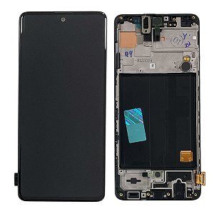 Frontal Tela Samsung A51 Nacional Wefix C- Aro