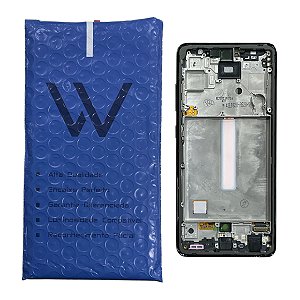 Frontal Tela Samsung A52 5G - A52s Preto Nacional Wefix C- Aro