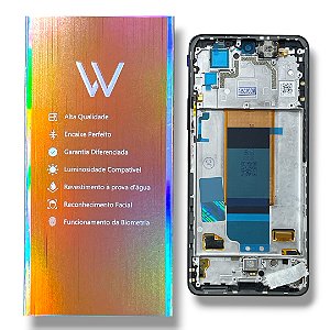 Frontal Tela Xiaomi Poco F4 5G - Mi 11x - Mi 11 Amoled Nacional Wefix C-Aro Preto