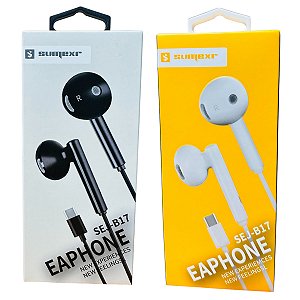 Fone de Ouvido C/ Microfone Tipo-C Sumexr SEJ-B17