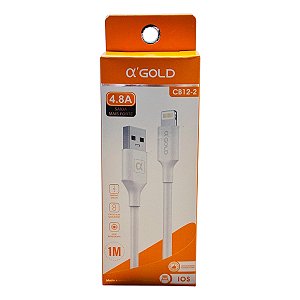 Cabo USB para Lightning A'Gold 4.8A 1M CB12-2