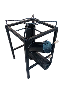 Fogareiro a Lenha Portátil com Suporte 60cm