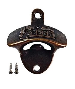 Abridor de Garrafa para Parede Open Beer