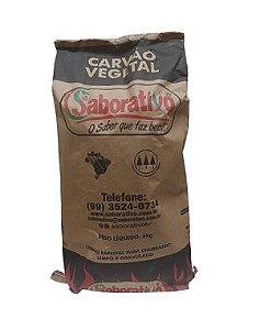 Carvão Vegetal Saborativo 6kg