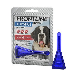 Antipulgas e Carrapatos Frontline Topspot Cães entre 40 e 60 kg Único