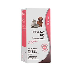 Anti-Inflamatório Meloxivet 1mg 10 comprimidos