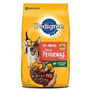 Pedigree Cães Adultos Raças Pequenas e Minis Carne, Frango e Cereais 1 kg