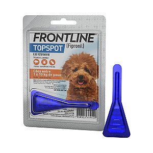 Antipulgas e Carrapatos Frontline Topspot para Cães de 1 a 10 kg 0,67 ml