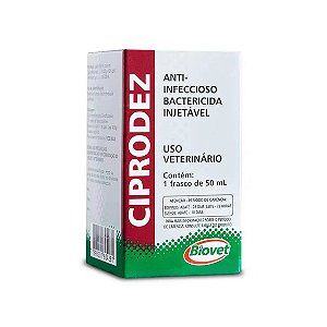 Ciprodez Injetável 50 ml Biovet Único