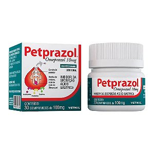 Petprazol 10mg 30 cápsulas