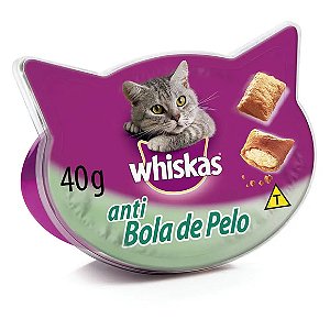 Petisco Whiskas Temptations Anti Bola de Pelo Gatos Adultos 40 g
