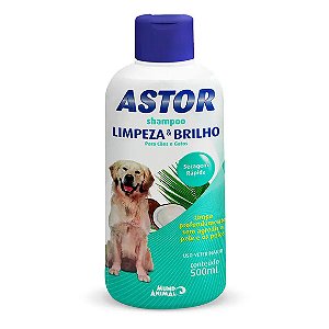 Shampoo Astor Limpeza E Brilho Mundo Animal 500 ml