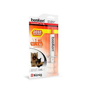 Basken Suspensão Seringa 1 ml Até 5 kg