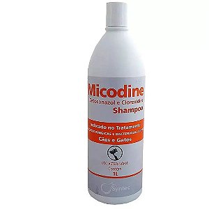 Shampoo para Cães e Gatos Micodine Syntec 1L