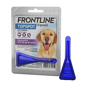 Antipulgas e Carrapatos Frontline Topspot para Cães de 20 a 40kg 2,68 ml