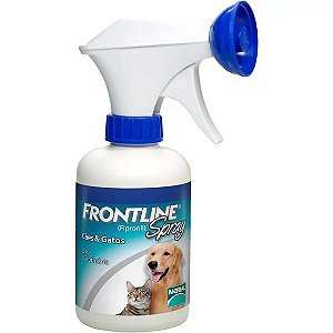 Antipulgas e Carrapatos Frontline Spray Cães e Gatos 250 ml