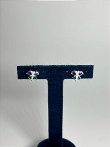 Brinco Borboleta mini cravejado