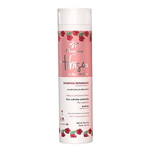 [AD] - SHAMPOO HIBISCO E ÁGUA DE COCO PARA CABELOS CACHEADOS 300ml