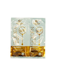 [BO] - (Sachet Shampoo 15Gr / Máscara 15Gr) DE TRATAMENTO GOLDEN VEGANA GLOSS PROTEIN 30Gr