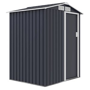 Depósito para Jardim Joan Metal Cinza Plicosa