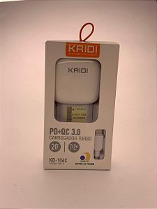 Carregador Quick Charge 3.0 20W Tipo UBS/C