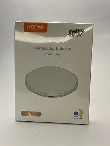 Carregador Indutivo com LED 15W KDPAN