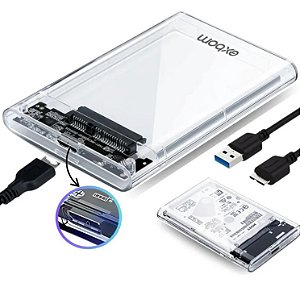 CASE EXTERNO USB 3.0 HD 2.5 SSD E SATA 3 LED
