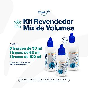 Kit Revendedor "3" | 5 Frascos de 30 ml + 1 de 60 ml + 1 de 100 ml