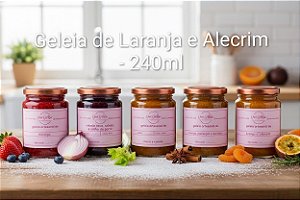 Geleia de Laranja e Alecrim - Pote 240ml