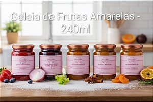Geleia de Frutas Amarelas - Pote 240ml