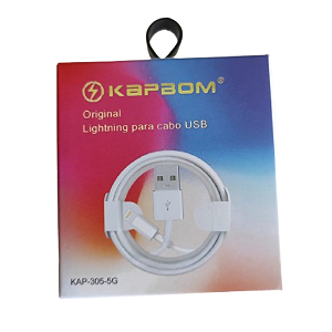 Cabo USB Lightning Original Kapbom