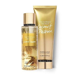 Kit Body Splah + Creme Hidratante Coconut Passion Victoria's Secret 236ml+250ml