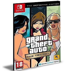 Grand Theft Auto The Trilogy The Definitive Edition Nintendo Switch Mídia Digital