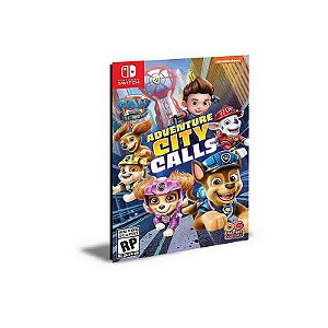 PAW Patrol The Movie Adventure City Calls Português Nintendo Switch Mídia Digital