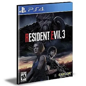 Resident Evil 3 Nemesis Remake Ps4 e Ps5 Mídia Digital