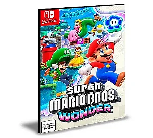 Super Mario Bros Wonder Nintendo Switch Mídia Digital