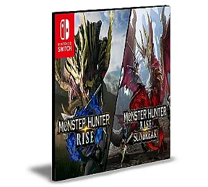 Monster Hunter Rise + Sunbreak Nintendo Switch Mídia Digital