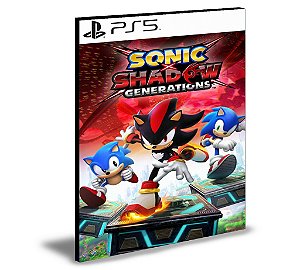 SONIC X SHADOW GENERATIONS Ps5 Mídia Digital