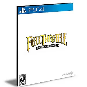 Full Throttle Remastered Ps4 e Ps5 Psn Mídia Digital