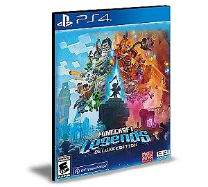 Minecraft Legends Deluxe Edition Ps4 Mídia Digital