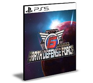 EARTH DEFENSE FORCE 6 Ps5 Mídia Digital