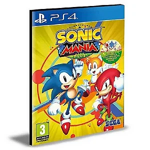Sonic Mania Ps4 e Ps5  Mídia Digital