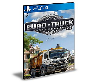 Euro Truck Sim Driver Simulator 24 - Garbage Ps4 e PS5 Mídia Digital